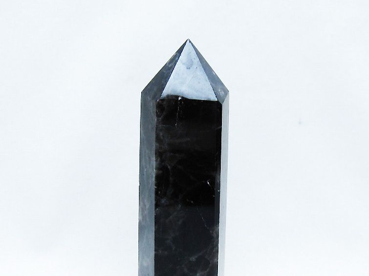 モリオン 純天然 黒水晶 六角柱 [t401-4703] 2枚目