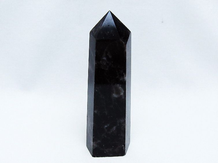 モリオン 純天然 黒水晶 六角柱 [t401-4728] 1枚目