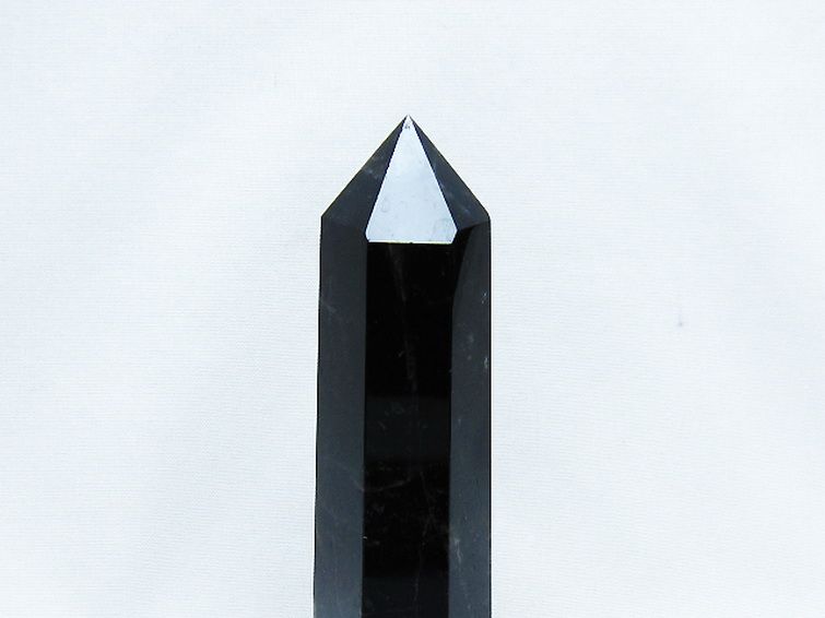 モリオン 純天然 黒水晶 六角柱 [t401-4741] 2枚目