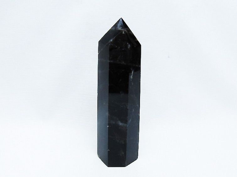 モリオン 純天然 黒水晶 六角柱 [t401-4745] 1枚目