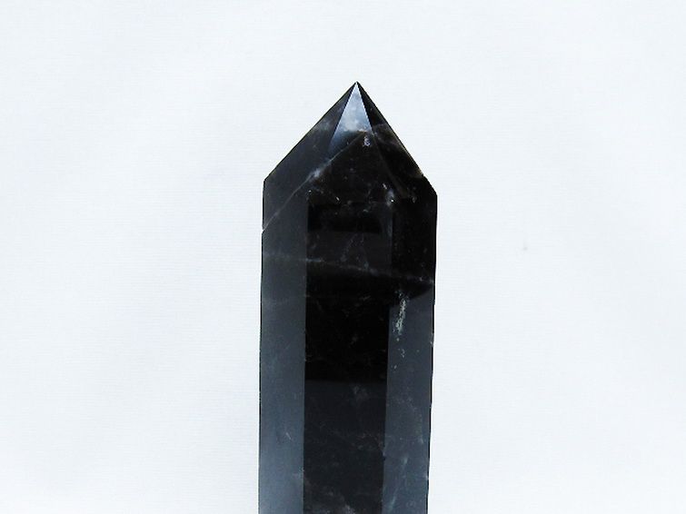 モリオン 純天然 黒水晶 六角柱 [t401-4745] 2枚目