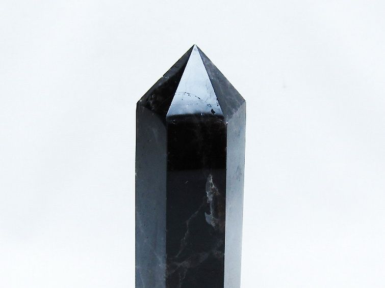 モリオン 純天然 黒水晶 六角柱 [t401-4748] 3枚目