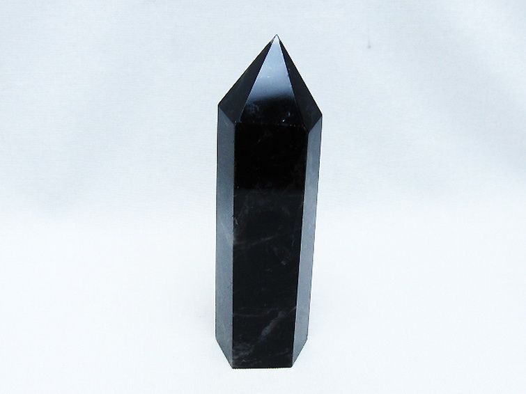 モリオン 純天然 黒水晶 六角柱 [t401-4763] 1枚目