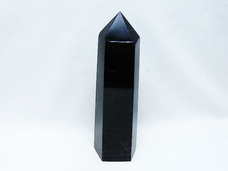 モリオン 純天然 黒水晶 六角柱 [t401-4778] 1枚目