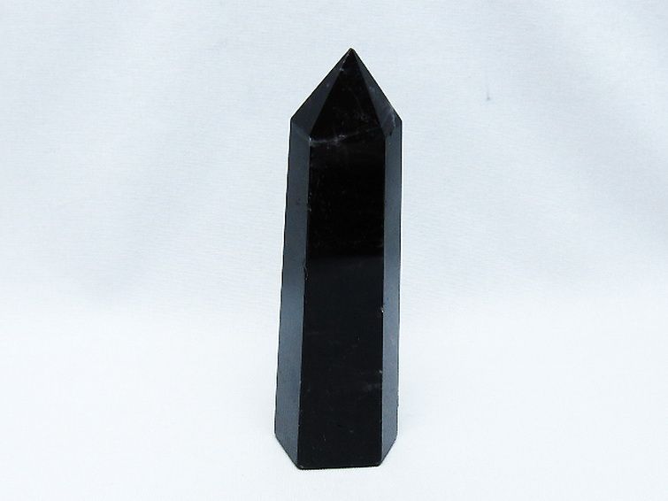 モリオン 純天然 黒水晶 六角柱 [t401-4784] 1枚目