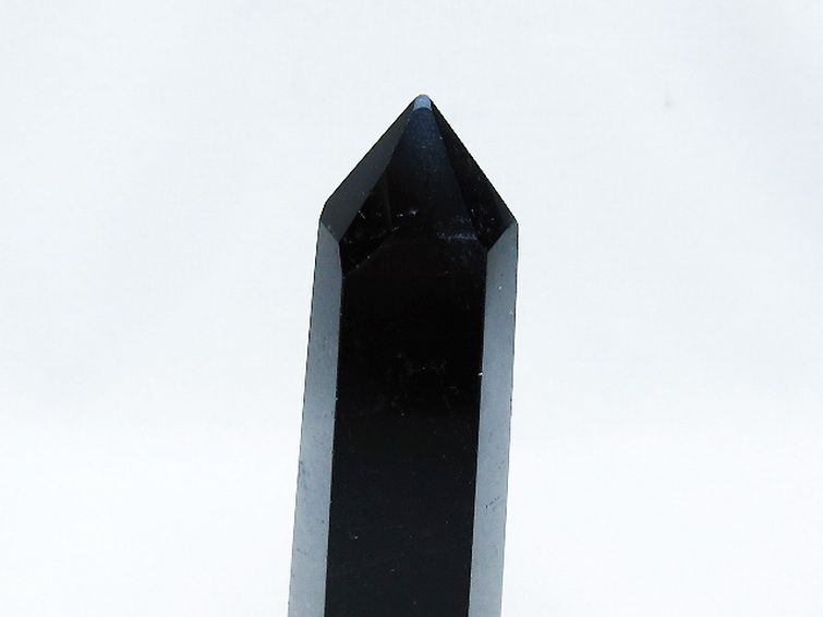 モリオン 純天然 黒水晶 六角柱 [t401-4791]