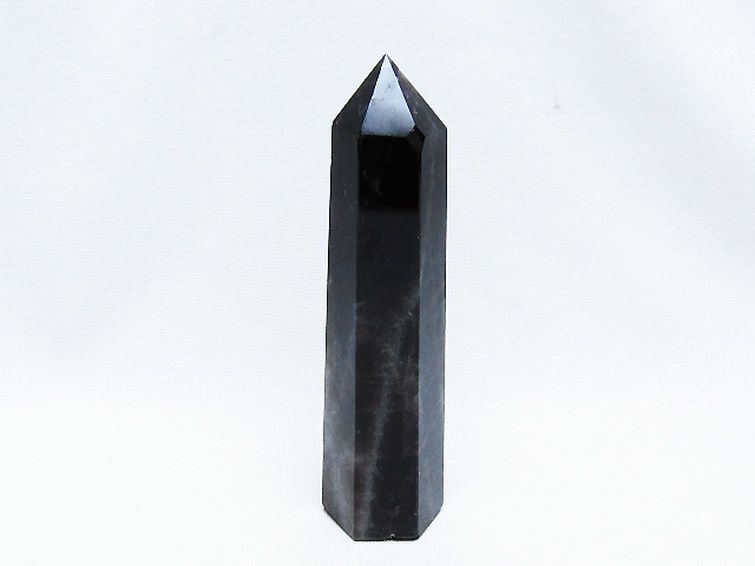 モリオン 純天然 黒水晶 六角柱 [t401-4849] 1枚目