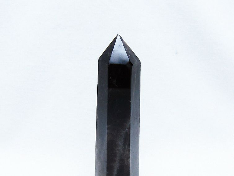モリオン 純天然 黒水晶 六角柱 [t401-4849] 2枚目