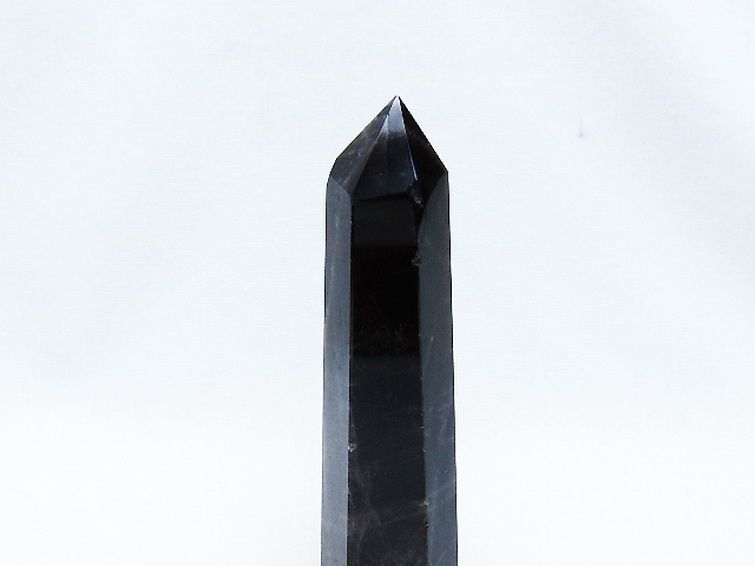 モリオン 純天然 黒水晶 六角柱 [t401-4849] 3枚目