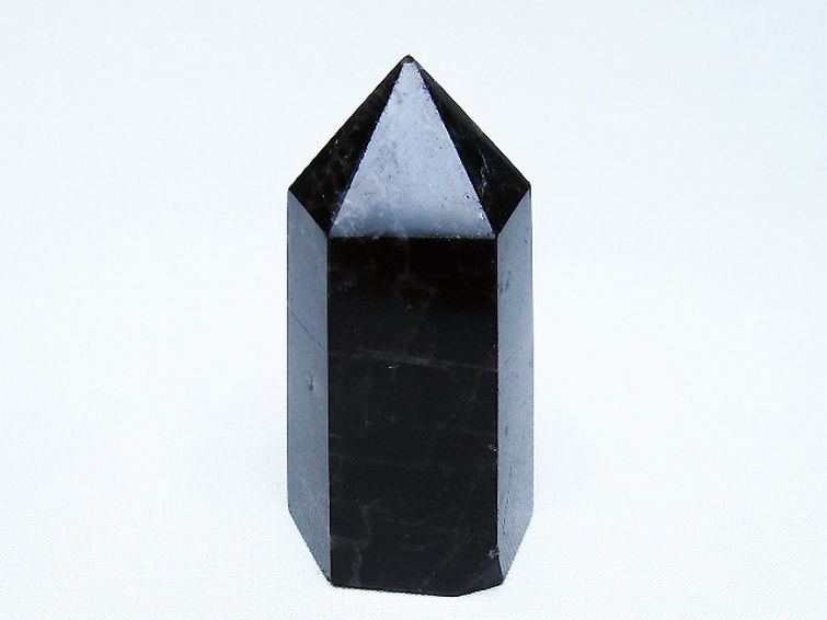 モリオン 純天然 黒水晶 六角柱 [t401-4872] 1枚目