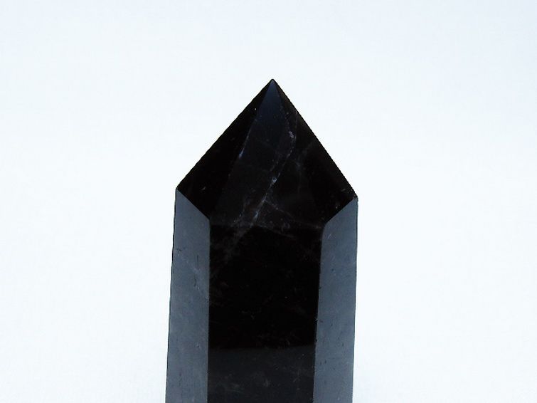 モリオン 純天然 黒水晶 六角柱 [t401-4881] 3枚目