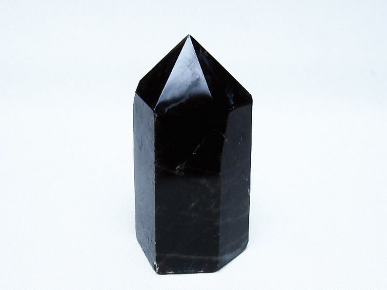 モリオン 純天然 黒水晶 六角柱 [t401-4887] 1枚目