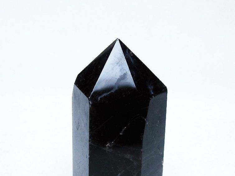 モリオン 純天然 黒水晶 六角柱 [t401-4887] 2枚目