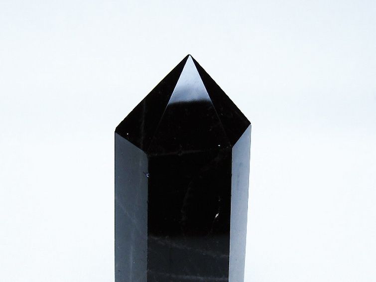 モリオン 純天然 黒水晶 六角柱 [t401-4888] 2枚目