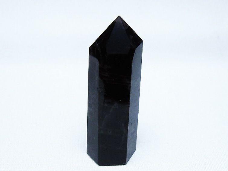 モリオン 純天然 黒水晶 六角柱 [t401-4894] 1枚目