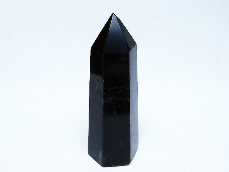 モリオン 純天然 黒水晶 六角柱 [t401-4907] 1枚目