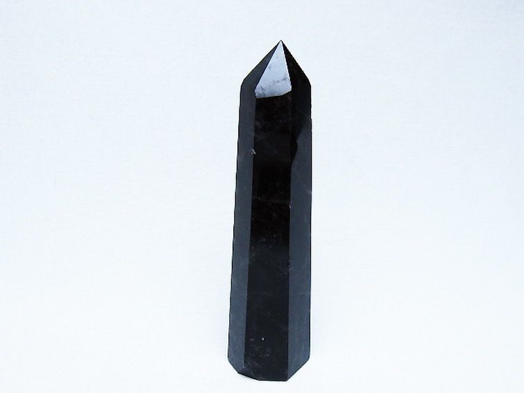 モリオン 純天然 黒水晶 六角柱 [t401-4925] 1枚目