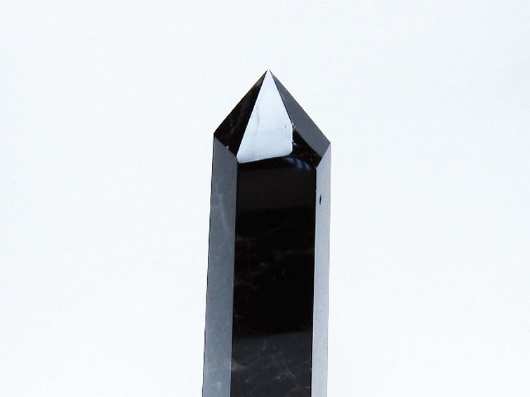 モリオン 純天然 黒水晶 六角柱 [t401-4959] 3枚目
