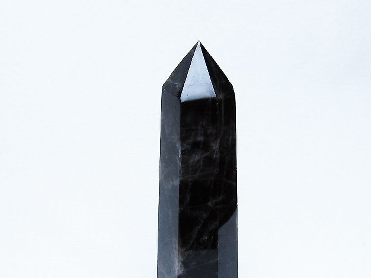 モリオン 純天然 黒水晶 六角柱 [t401-4960] 3枚目