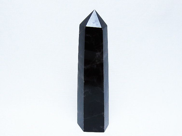 モリオン 純天然 黒水晶 六角柱 [t401-4961] 1枚目