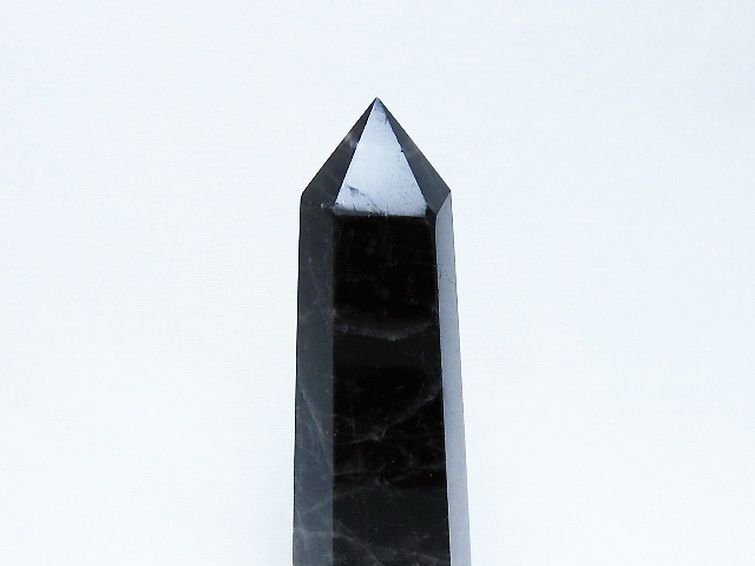 モリオン 純天然 黒水晶 六角柱 [t401-4969] 2枚目
