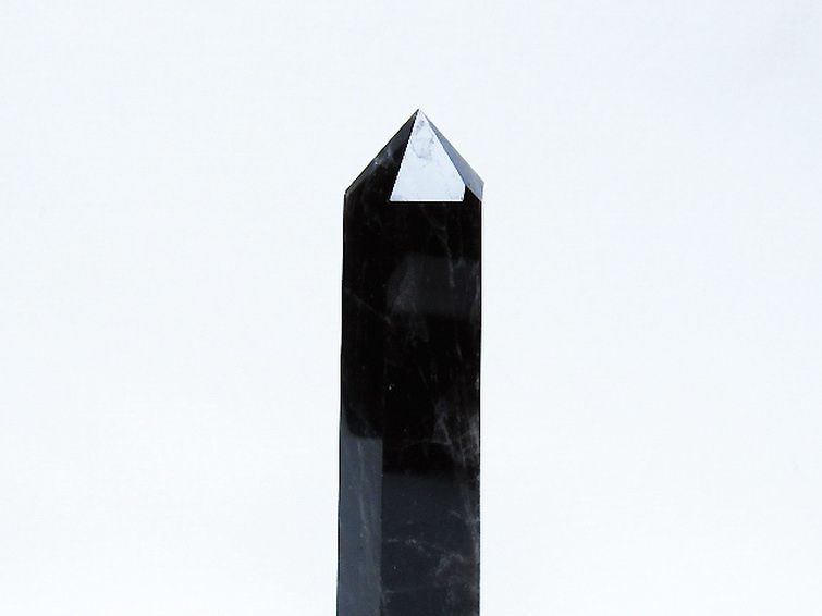 モリオン 純天然 黒水晶 六角柱 [t401-4972] 3枚目