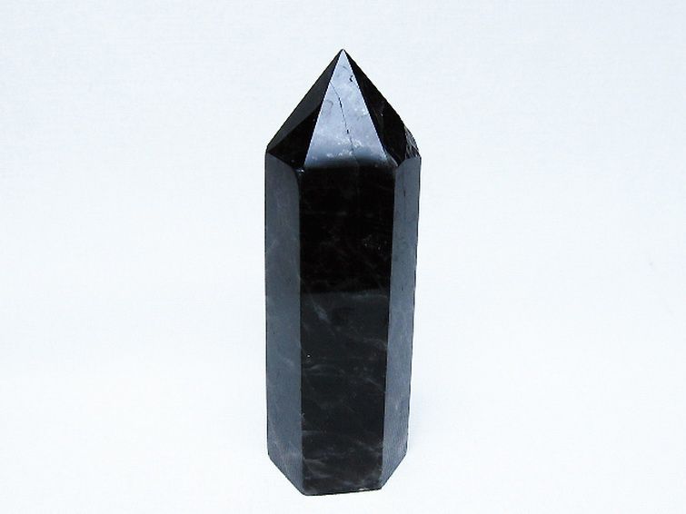モリオン 純天然 黒水晶 六角柱 [t401-4981] 1枚目