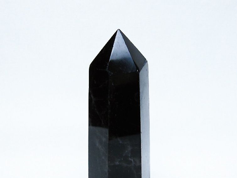 モリオン 純天然 黒水晶 六角柱 [t401-4989] 3枚目