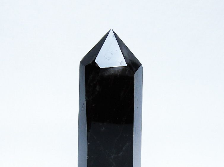 モリオン 純天然 黒水晶 六角柱 [t401-4992]