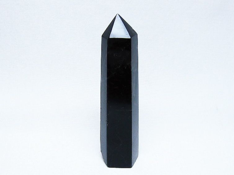 モリオン 純天然 黒水晶 六角柱 [t401-5001] 1枚目