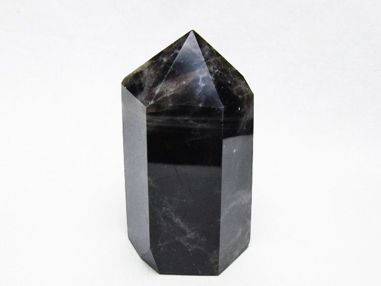 モリオン 純天然 黒水晶 六角柱 [t401-5122] 1枚目