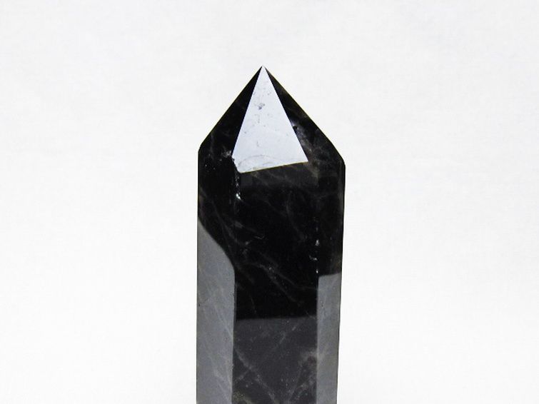 モリオン 純天然 黒水晶 六角柱 [t401-5129] 2枚目