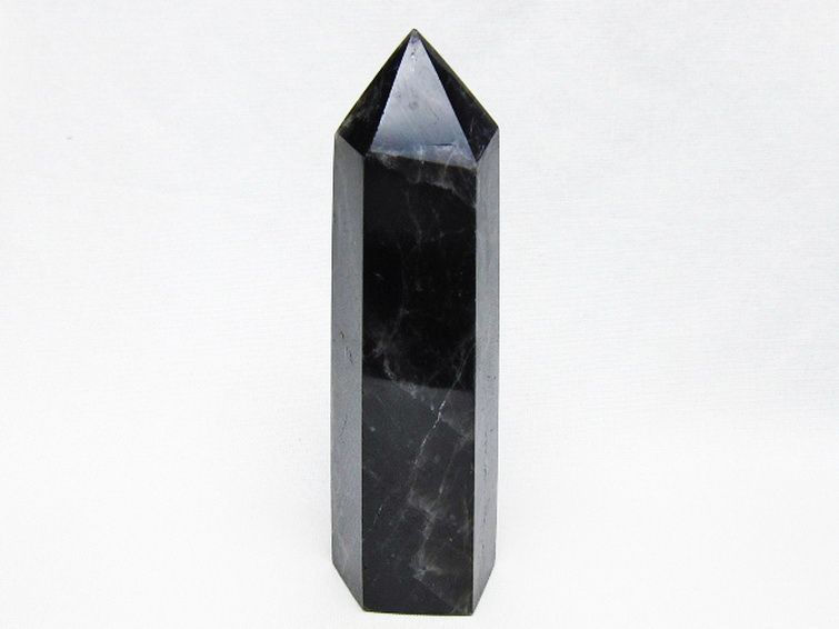 モリオン 純天然 黒水晶 六角柱 [t401-5134] 1枚目