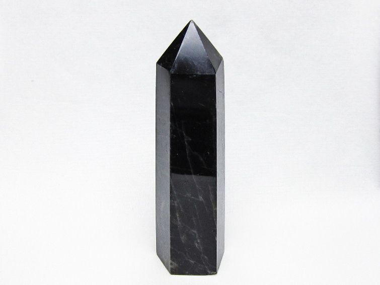モリオン 純天然 黒水晶 六角柱 [t401-5138] 1枚目