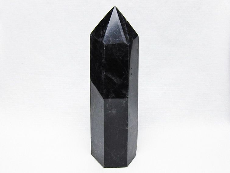 モリオン 純天然 黒水晶 六角柱 [t401-5141] 1枚目