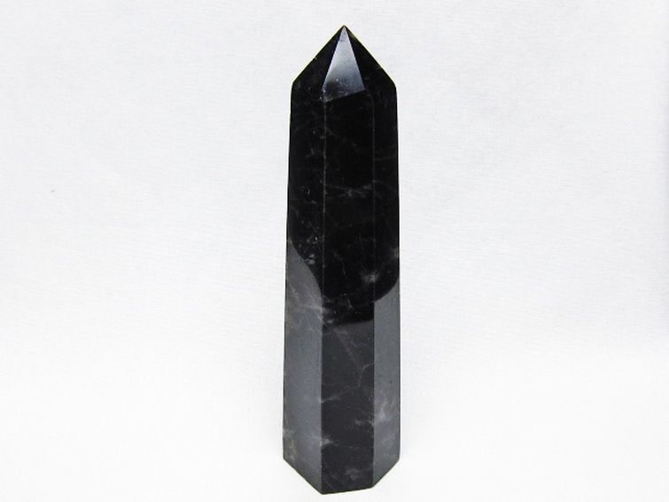 モリオン 純天然 黒水晶 六角柱 [t401-5145] 1枚目