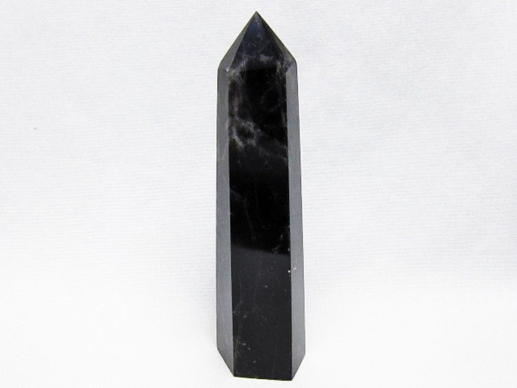 モリオン 純天然 黒水晶 六角柱 [t401-5146] 1枚目