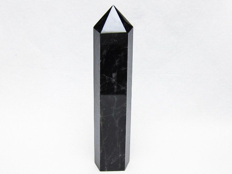 モリオン 純天然 黒水晶 六角柱 [t401-5147] 1枚目