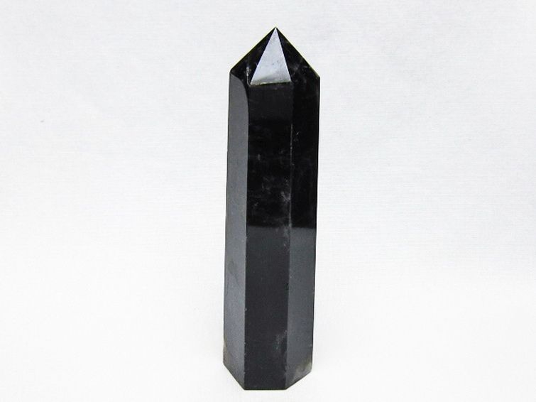 モリオン 純天然 黒水晶 六角柱 [t401-5148] 1枚目