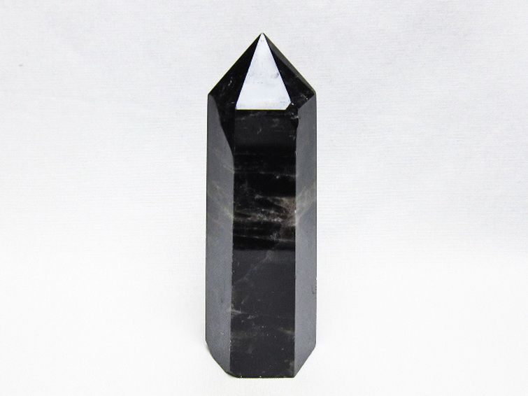 モリオン 純天然 黒水晶 六角柱 [t401-5152] 1枚目