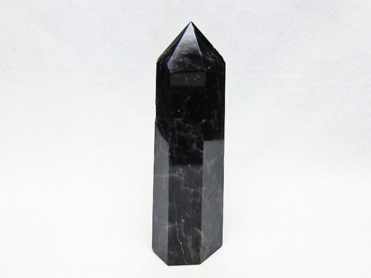 モリオン 純天然 黒水晶 六角柱 [t401-5157] 1枚目