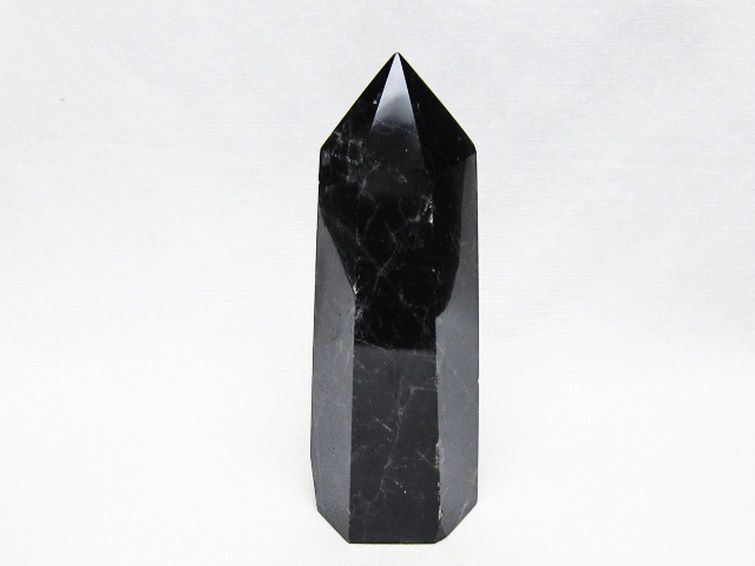 モリオン 純天然 黒水晶 六角柱 [t401-5158] 1枚目