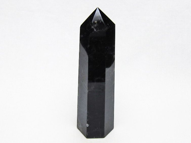 モリオン 純天然 黒水晶 六角柱 [t401-5172] 1枚目