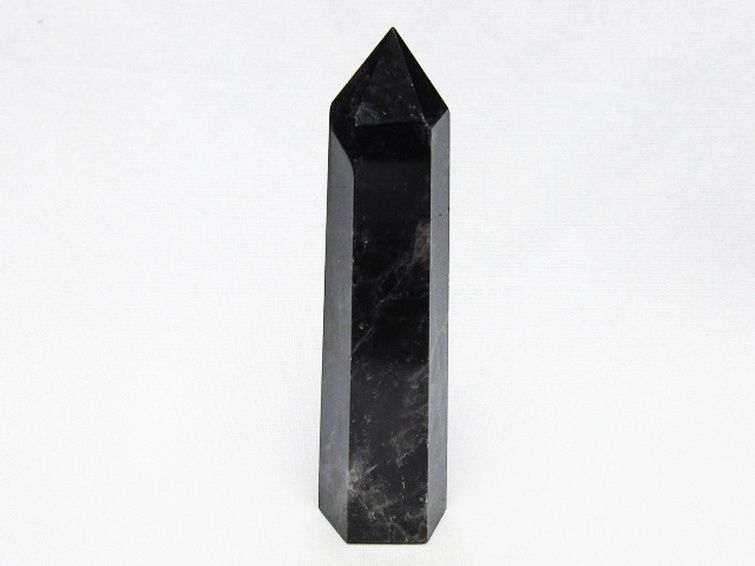 モリオン 純天然 黒水晶 六角柱 [t401-5174] 1枚目