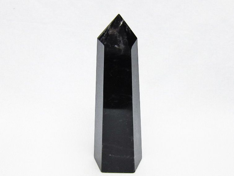 モリオン 純天然 黒水晶 六角柱 [t401-5176] 1枚目