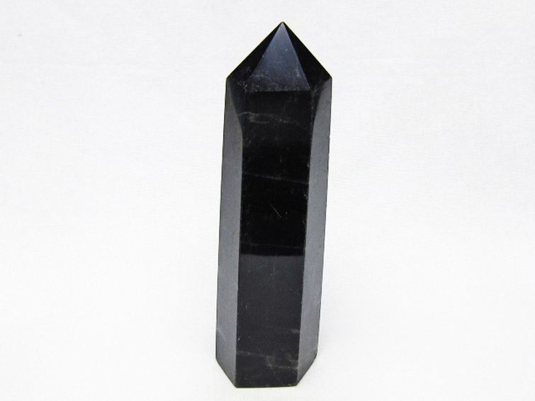 モリオン 純天然 黒水晶 六角柱 [t401-5177] 1枚目