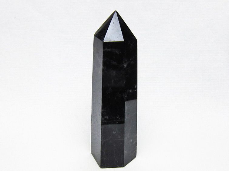 モリオン 純天然 黒水晶 六角柱 [t401-5181] 1枚目