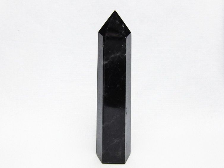 モリオン 純天然 黒水晶 六角柱 [t401-5182] 1枚目