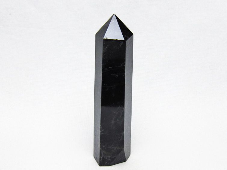 モリオン 純天然 黒水晶 六角柱 [t401-5186] 1枚目