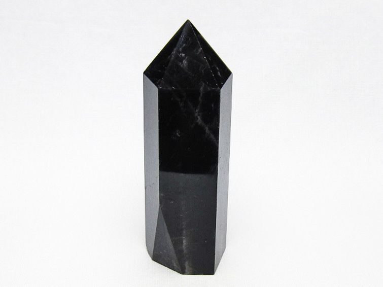 モリオン 純天然 黒水晶 六角柱 [t401-5188] 1枚目